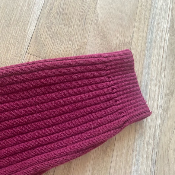 Claiborne Men’s deep red/burgundy crew neck sweater size L - Picture 8 of 9